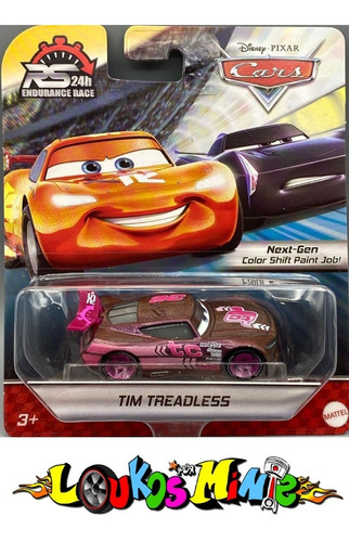 Disney Cars Tim Treadless Rs 24h Endurance Race Lacrado