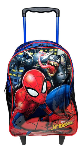 Mochila Escolar G Rodinhas Homem Aranha Spider Man Original