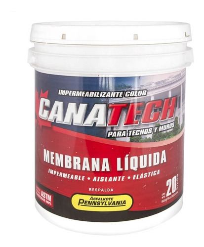 Impermeabilizante Blanco Canatech X 20 Kg