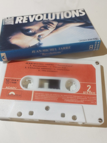 Jean Michel Jarre Revolutions Casete Ed Uy 1988