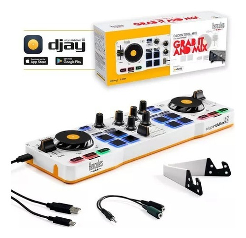 Mezclador Mixer Hercules Para Dj Djcontrolmix Pc Teléfono