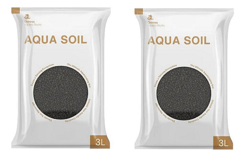 Kit Substrato Fértil P/ Plantado Chihiros Aqua Soil 3 L X2