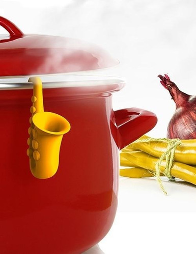 Imagen 2 de 2 de Elevador De Tapa Para Olla Caliente - Forma Saxofón