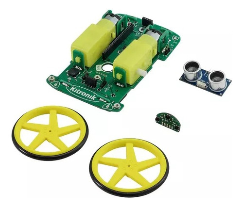Kit De Robot Buggy Para Raspberry Pi Pico - Kitronik