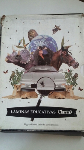 Láminas Educativas Clarín Lote X 34 Con Caja Muy Buen Estado