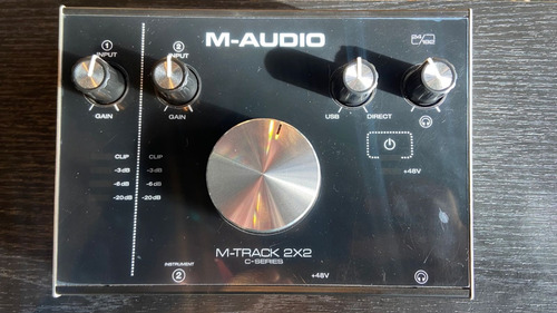 Placa Interface De Audio M-audio M-track 2x2m C-series Usada