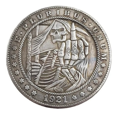 Moneda 1 Dólar La Muerte 1921, Hobo One Dollar Morgan