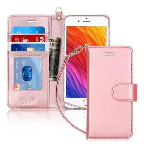 Funda Para iPhone 8 Plus/7 Plus (color Rosa/marca Fyy)