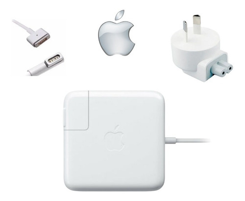 Cargador Macbook Pro Magsafe 2 85w + Adaptador P/ Argentina