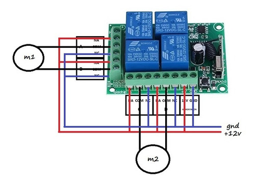 Imagen 10 de 10 de Kit Control Remoto + Rf 4 Canales Rele Domotica Cantonera