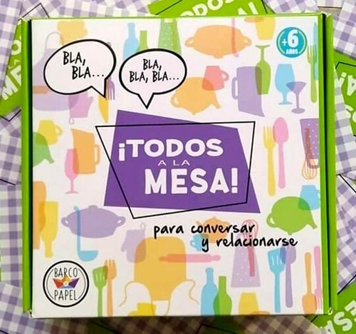 Juego Mesa Todos A La Mesa P/conversar En Flia Edu Emocional