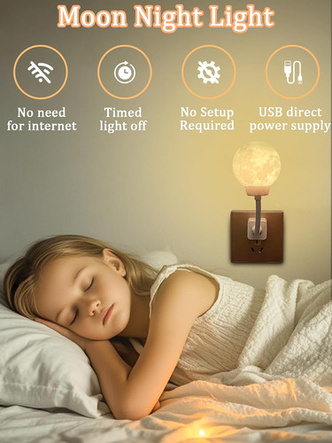 Luz Nocturna Led Con Control Por Voz Y Regulación De Intensi