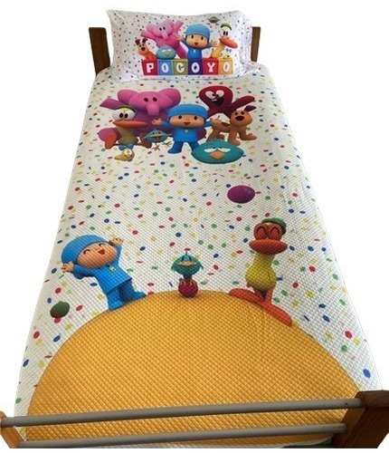 Manta Pocoyo +2 Fundas Almohadon