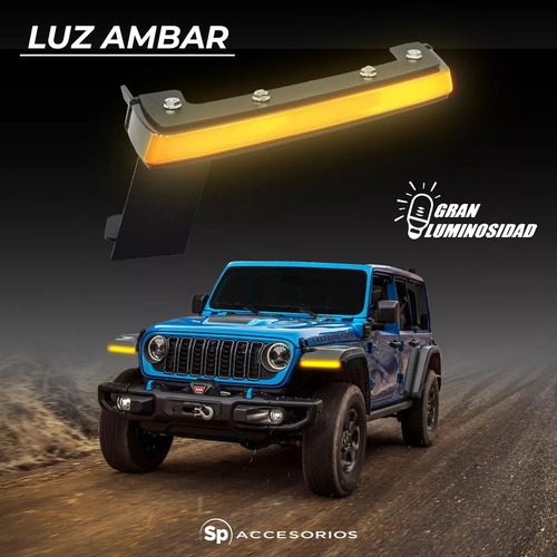 Kit Cantoneras Salpicadera Led Wrangler Jl 2019-24 Genericas