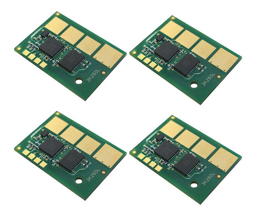 Pack De 4 Chip Lexmark E460 (15k). Microcentro