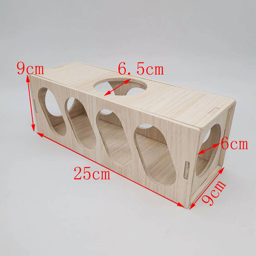 Cobertizo De Túnel De Madera Para Hámster, De Para