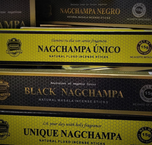 Imagen 6 de 6 de Incienso Masala Nag Champa Unico Anand X12 India Calidad