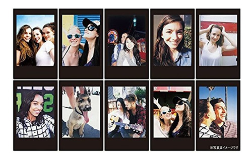 Fujifilm Instax Mini Instantáneo Fotograma Negro Paquete De