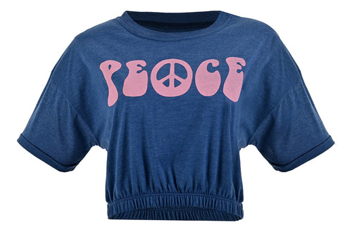 Playera Mujer Estampado  Peace 