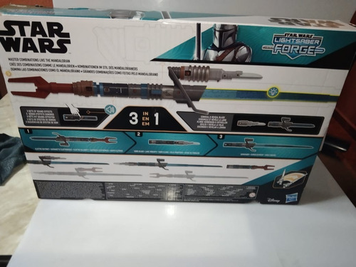 Set De Sables Mandaloriano Luz Sonido Star Wars New (Usado)