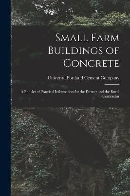 Libro Small Farm Buildings Of Concrete : A Booklet Of Pra...