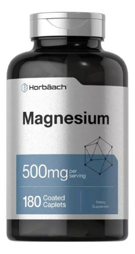 Magnesio 500mg Bienestar Muscular (180 Caps) Americano