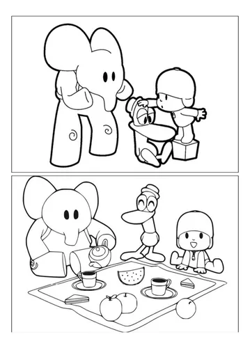 Desenhos de colorir-Pocoyo