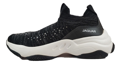 Imagen 2 de 6 de Zapatillas Jaguar Lifestyle Sin Cordones 4313 Casual Neg Cli