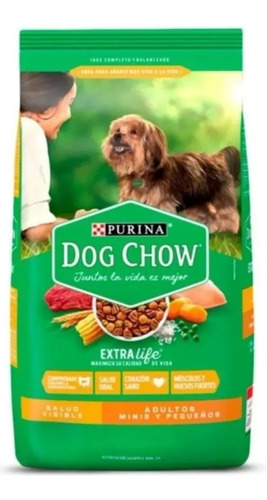 Alimento Dog Chow Adulto Pequeñas Y Minis 25 Kg