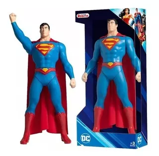 Boneco Dc Herói Super Homem 45cm Original Articulado