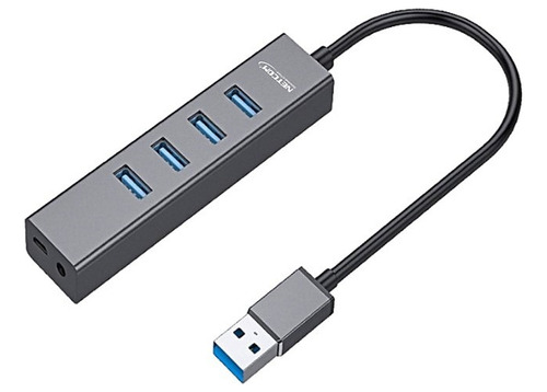 Hub Usb 3.0 De 4 Puertos Usb 3.0 Netcom Con Cable De 1 Metro