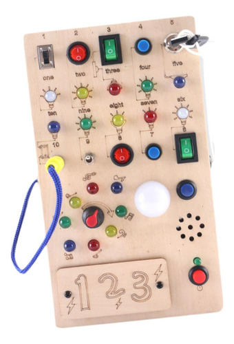 Quadro De Atividades Led Montessori, Quadro Sensorial,