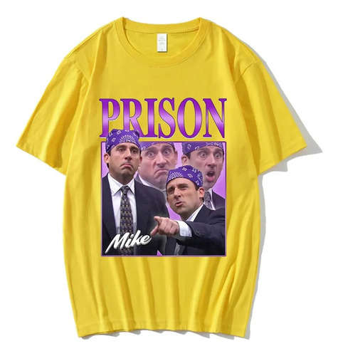 Camiseta De Algodón Con Estampado Gráfico Michael Scott