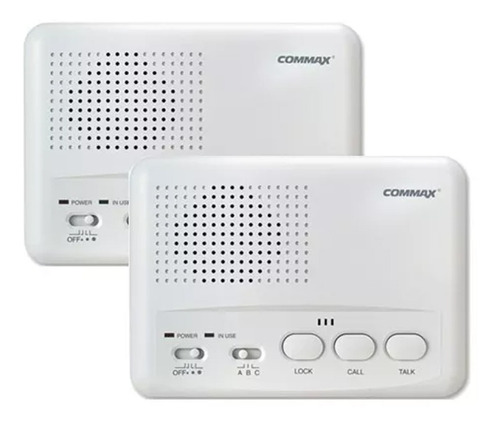 Intercomunicador Commax 2 Bases 3 Canales Wi3sn  Inalambrico