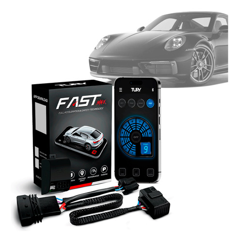 Módulo Acelerador Pedal Fast Com App 911 Turbo 06 07 08 09