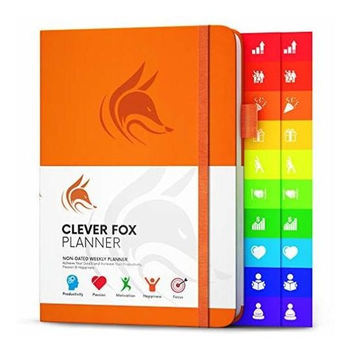 Clever Fox Planificador - Planificador Semanal Y Mensual Par