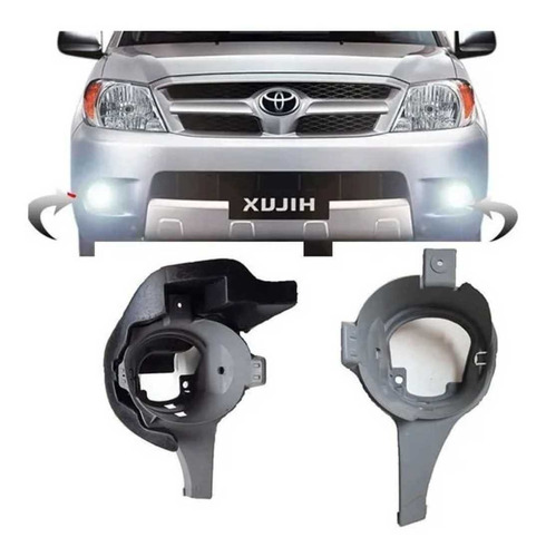 Soporte Faros Auxiliares Toyota Hilux 2006+08