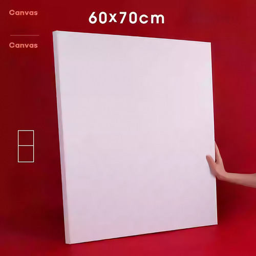 Bastidor Lienzo Canvas Para Pintar 60x70cm 100% Algodón 280g