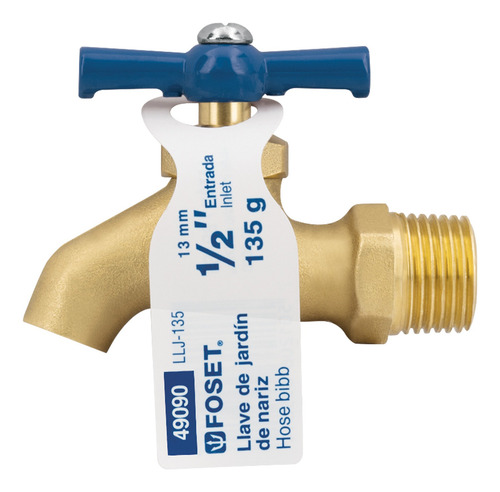 Llave De Nariz De Latón, 135 G, Entrada 1/2 , Foset. 49090