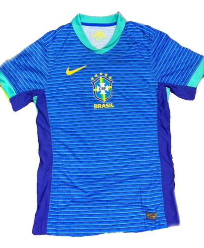 Jersey Brasil Visita Versión Jugador Playera 2024 Talla L