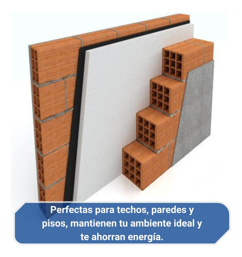 Placa Plancha De Eps Telgopor Aislante 1m X 1m 40mm 20 Kg/m3
