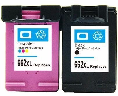 Cartucho Compativel Hp 662xl Preto + 662xl Color 1516 4646