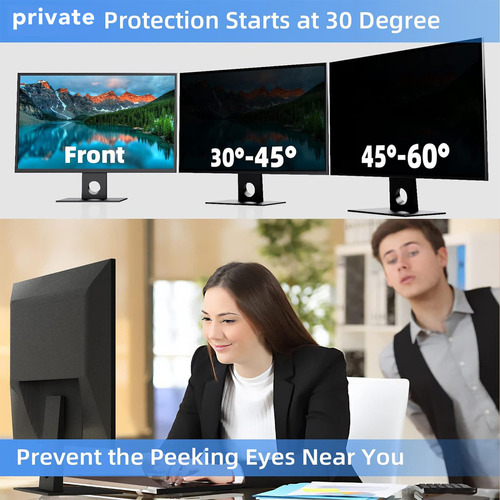 Monitor De 23,8 Polegadas, Filtro De Tela Privada, Proteção