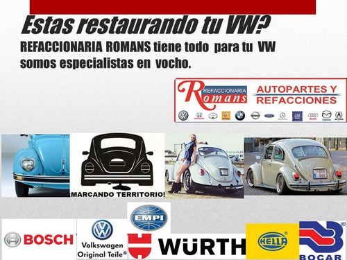 Imagen 3 de 5 de Perno Deslizador Vocho Sedan Caribe Atlantic / Kit 6 Pzas