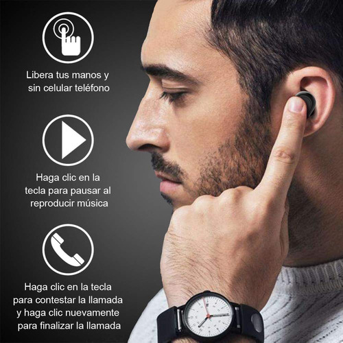 Auriculares Bluetooth Inalambricos Mini Qcy T1 Tws Black