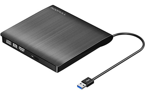 Grabador Lector Dvd/cd Externo Usb 3.0 Slim Para Win & Mac