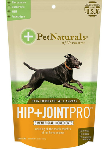 Pet Naturals Hip And Joint Pro Perros 318 Grs