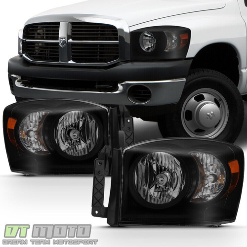 Par Faros Negro Ahumado Dodge Ram 2500 Power 2007 5.7l