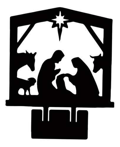 Adorno De La Escena De La Natividad, Estatua De La Sagrada F