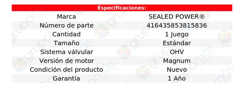 Set Bujes Árbol Levas Std Ram 2500 Van 96 A 03 Sealed Power